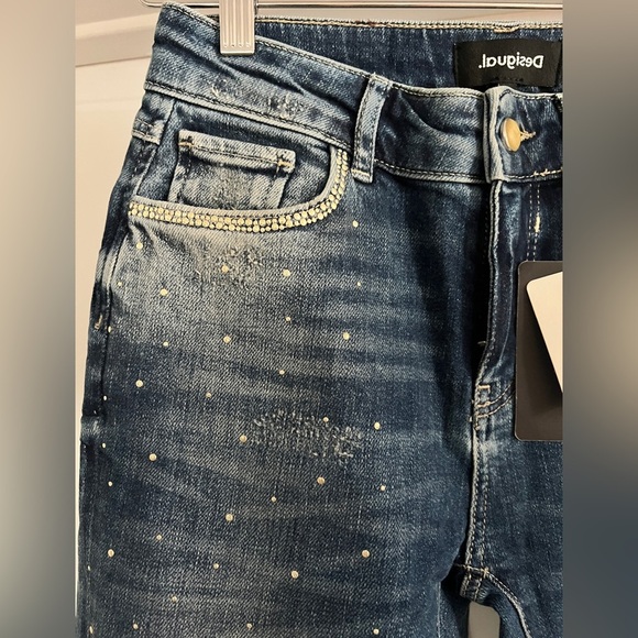 Desigual- Samsa Studded Jeans- 24 - Picture 4 of 5
